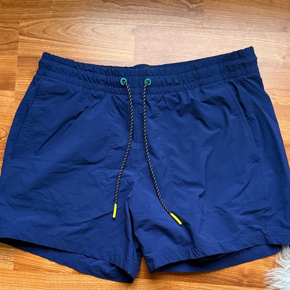 Men's Bonobos Dark Blue Swim Shorts, M